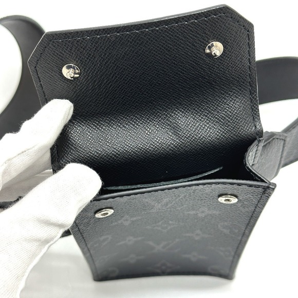 Louis Vuitton Monogram Eclipse Sun Tulle Utility 35 MM Black - Picture 9 of 10